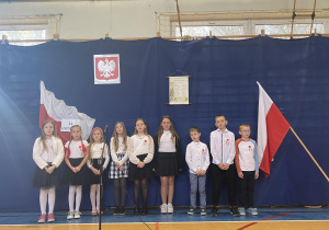 Klasa 3 podczas „Festiwalu pieśni patriotycznej