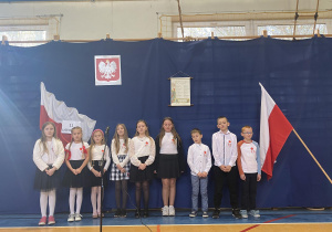 Klasa 3 podczas „Festiwalu pieśni patriotycznej