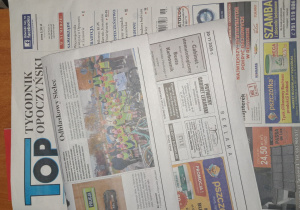 Informacja o działaniach podjętych w ramach konkursu umieszczona w tygodniku TOP